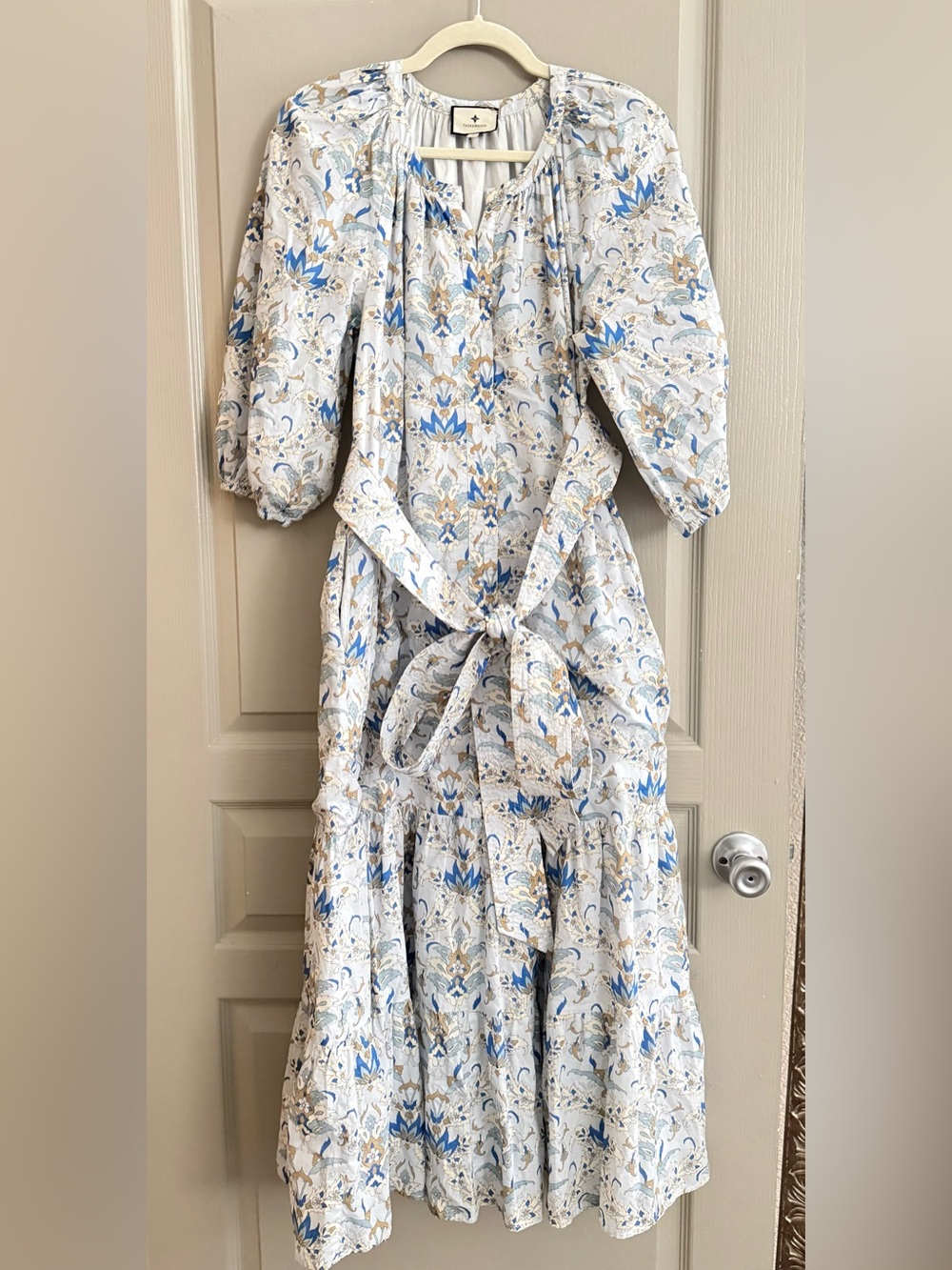 Tuckernuck Lyles dress - Florentine Arabesque Medium - Picture 4 of 13